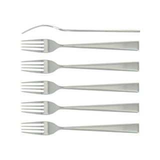 Forge de Laguiole Elegance set 6 table forks Polished steel Buy on Shopdecor FORGE DE LAGUIOLE collections