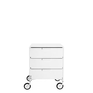 Kartell Mobil Mat chest of drawers with 3 drawers and wheels Buy on Shopdecor KARTELL collections