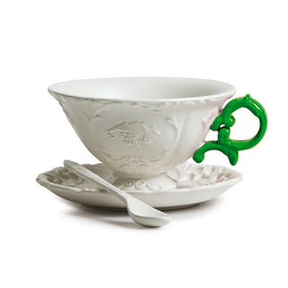 Seletti I-Wares tea set with tea cup, spoon and saucer Buy on Shopdecor SELETTI collections