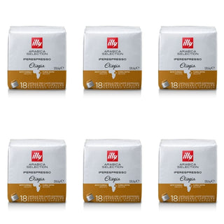 Illy set 6 packs iperespresso capsules coffee Arabica Selection Etiopia 18 pz. Buy on Shopdecor ILLY collections