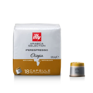 Illy set 6 packs iperespresso capsules coffee Arabica Selection Etiopia 18 pz. Buy on Shopdecor ILLY collections