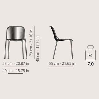 Kartell Hiray chair for outdoor use - Buy now on ShopDecor - Discover the best products by KARTELL design