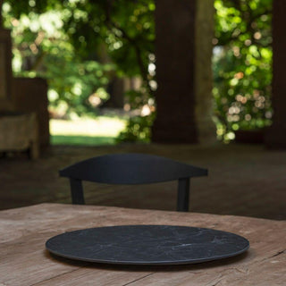 KnIndustrie Girevoli lazy susan black stoneware - Buy now on ShopDecor - Discover the best products by KNINDUSTRIE design