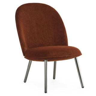 Normann Copenhagen Ace lounge chair full upholstery velvet with steel structure Buy on Shopdecor NORMANN COPENHAGEN collections