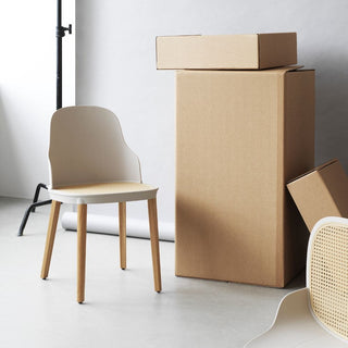Normann Copenhagen Allez polypropylene chair with molded wicker seat and oak legs Buy on Shopdecor NORMANN COPENHAGEN collections