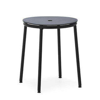 Normann Copenhagen Circa black steel stool h. 45 cm. Buy on Shopdecor NORMANN COPENHAGEN collections