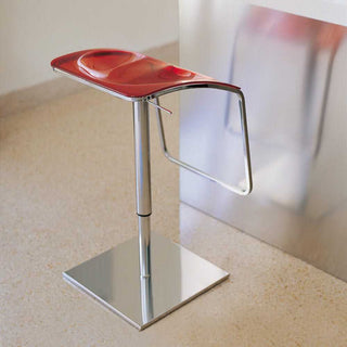 Pedrali Arod 570 steel stool with adjustable seat Buy on Shopdecor PEDRALI collections