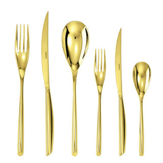 Sambonet Bamboo cutlery set 36 pieces PVD Gold Buy on Shopdecor SAMBONET collections