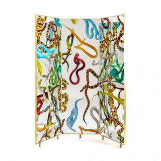 Seletti Toiletpaper Furniture Snakes folding screen - Buy now on ShopDecor - Discover the best products by TOILETPAPER HOME design