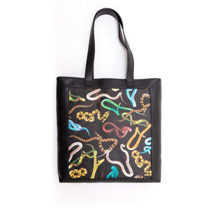 Seletti Toiletpaper Travel Tote Bag Snakes Buy on Shopdecor TOILETPAPER HOME collections