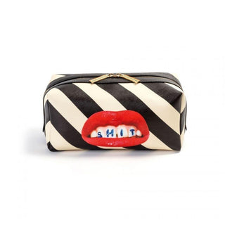 Seletti Toiletpaper Wash Bag Sthit Stripes Buy on Shopdecor TOILETPAPER HOME collections