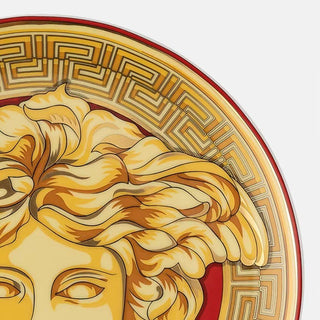 Versace meets Rosenthal Medusa Amplified Golden Coin plate diam. 17 cm. Buy on Shopdecor VERSACE HOME collections