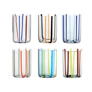 Zafferano Tirache Set 6 tumblers in different colours Buy on Shopdecor ZAFFERANO collections